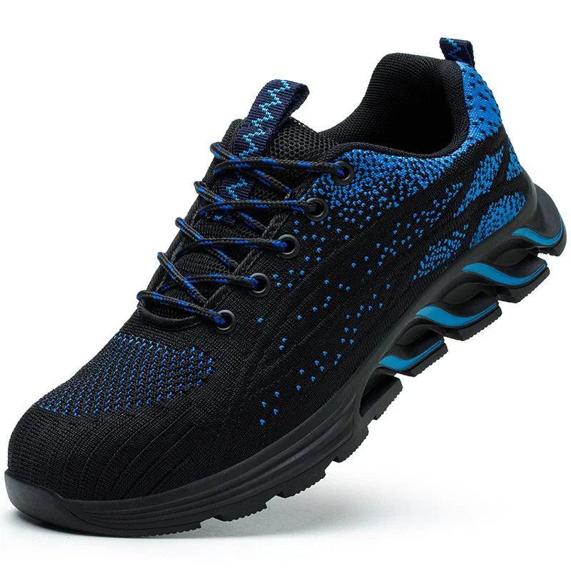 Lightweight & Anti-puncture Safety Sneakers blue