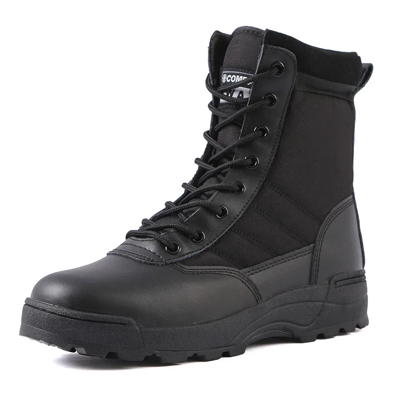 Lightweight & Breathable Military Hiking Boots black