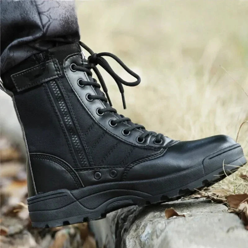 Lightweight & Breathable Military Hiking Boots black3