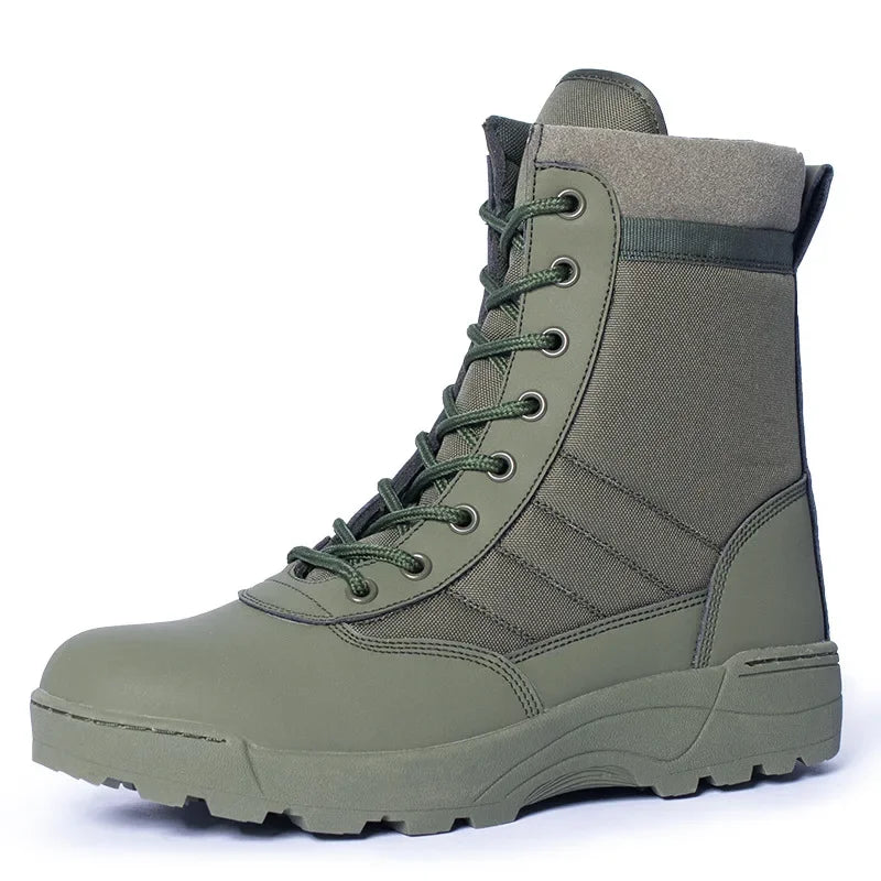 Lightweight & Breathable Military Hiking Boots green