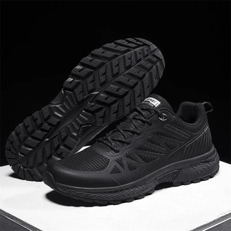 Lightweight & Breathable Running Sneakers black1
