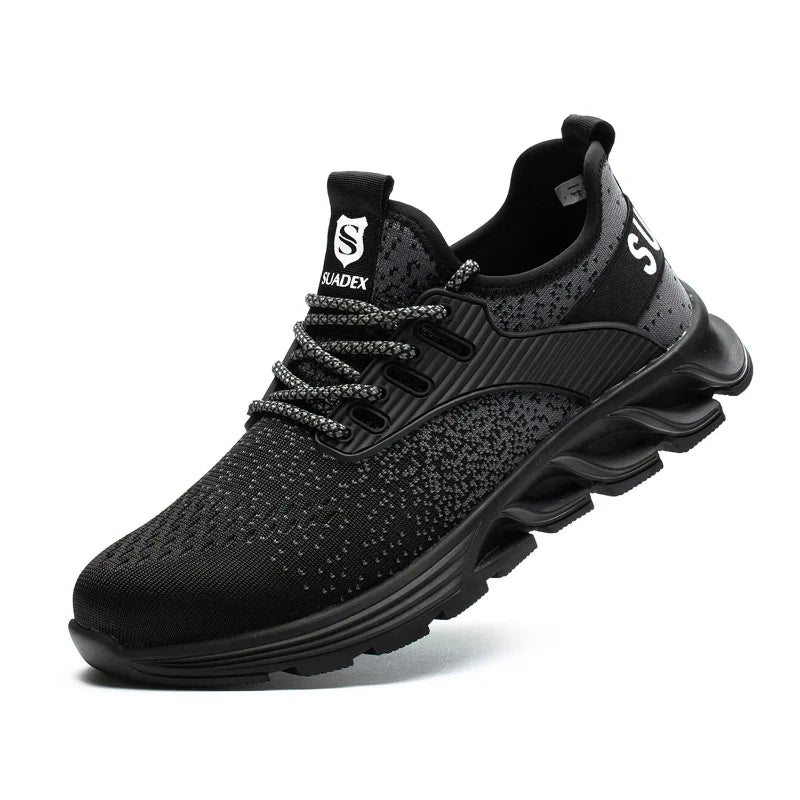Lightweight & Breathable Safety Trainers grey