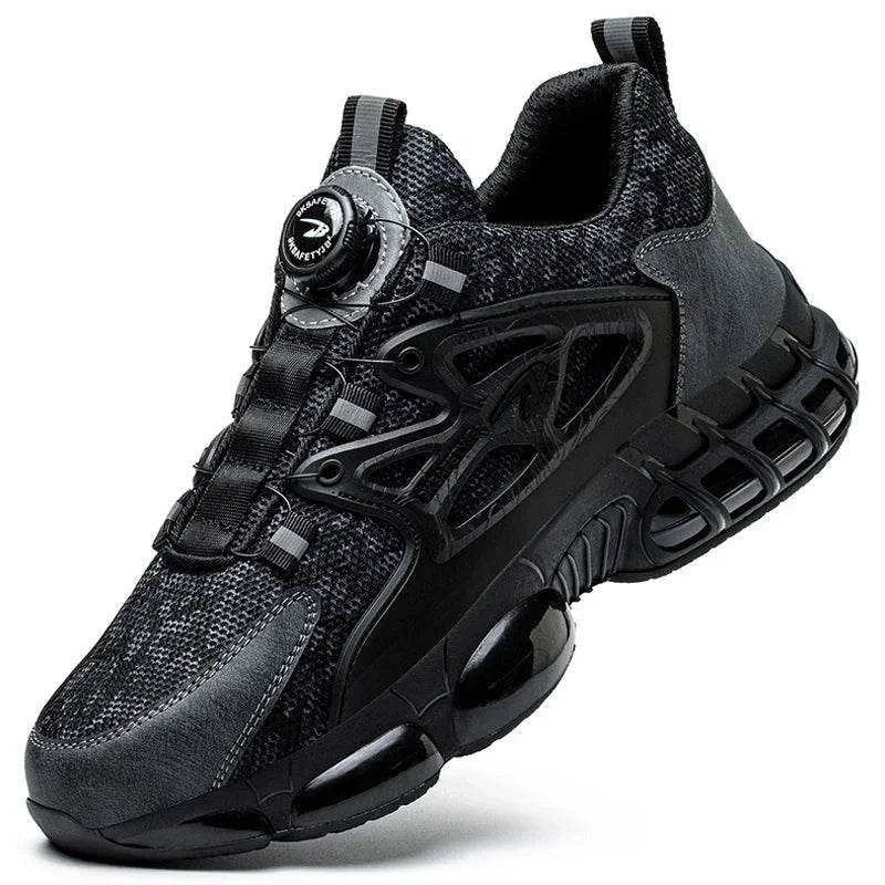  Lightweight & Breathable Work and Safety Sneakers - Unisex0