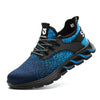 Lightweight Composite Steel Toe Safety Sneakers blue