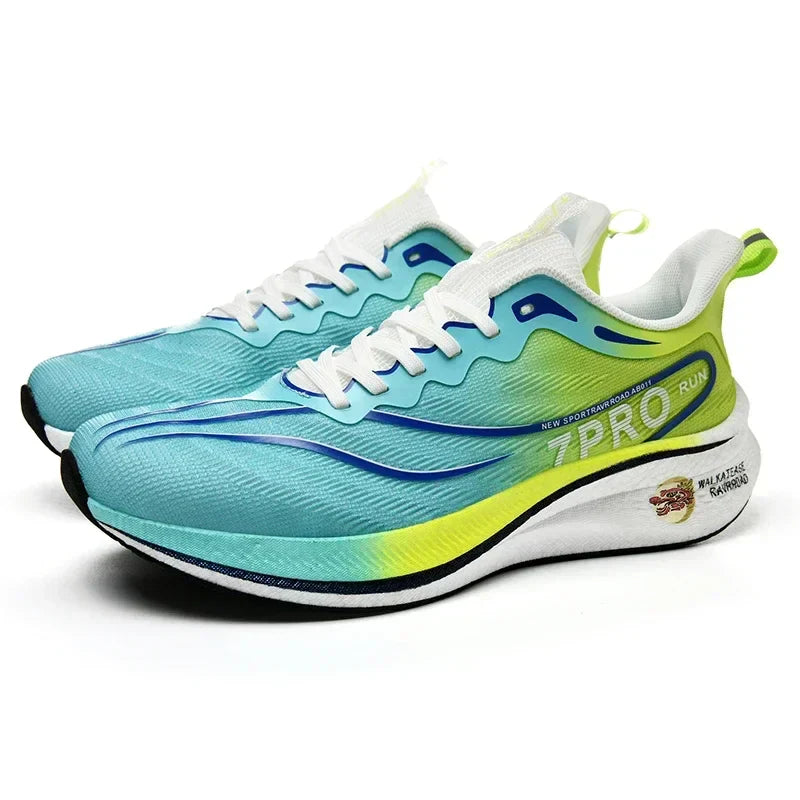 Lightweight & Cushioned Running Sneakers green