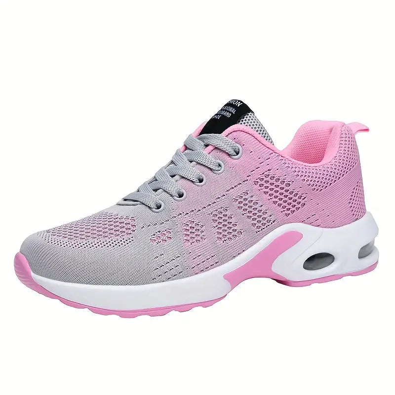 Lightweight & Flexible Sport Sneakers pink grey