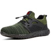 Lightweight & Indestructible Safety Trainers green