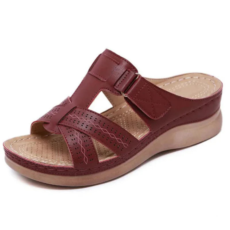 Lightweight Orthopedic Sandals - For Women darkbrown