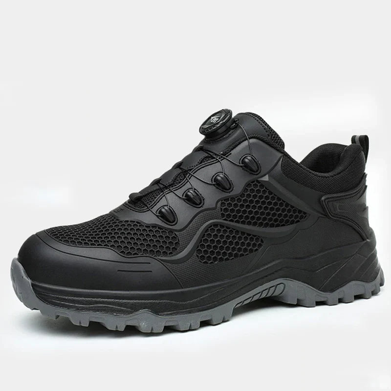 Lightweight Safety Sneakers with Twist-Lock Closure