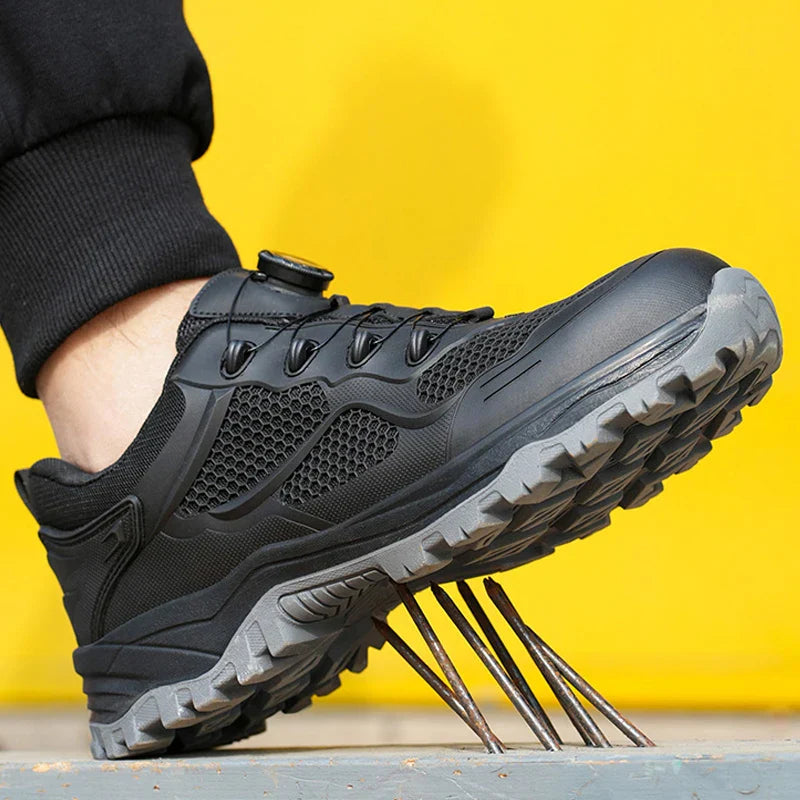 Lightweight Safety Sneakers with Twist-Lock Closure1
