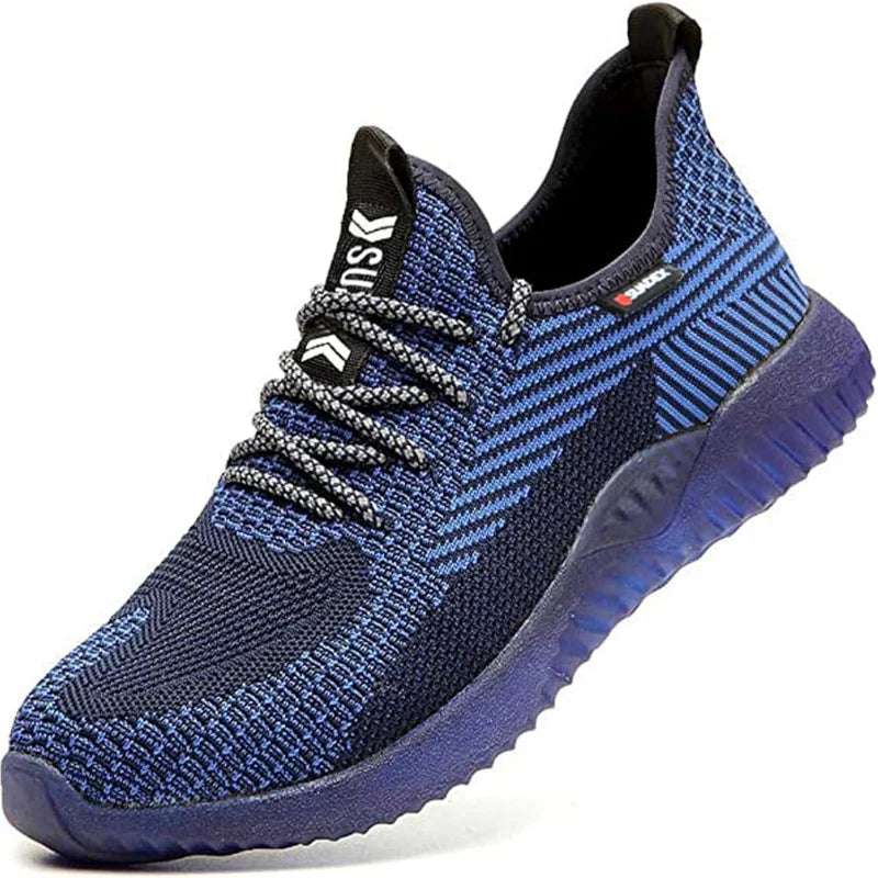 Lightweight Safety Trainers with Composite Toe Cap blue