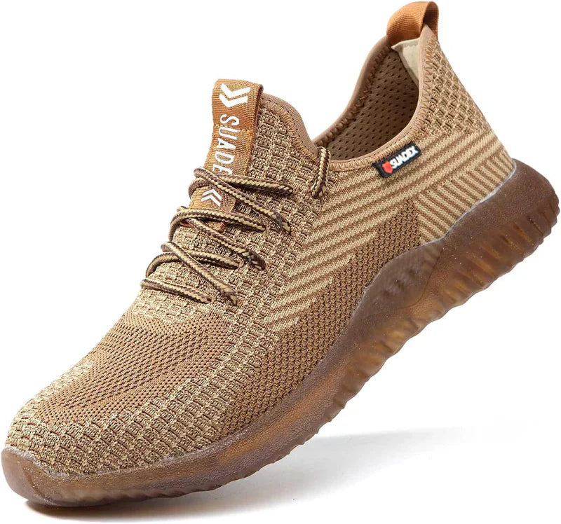 Lightweight Safety Trainers with Composite Toe Cap brown1