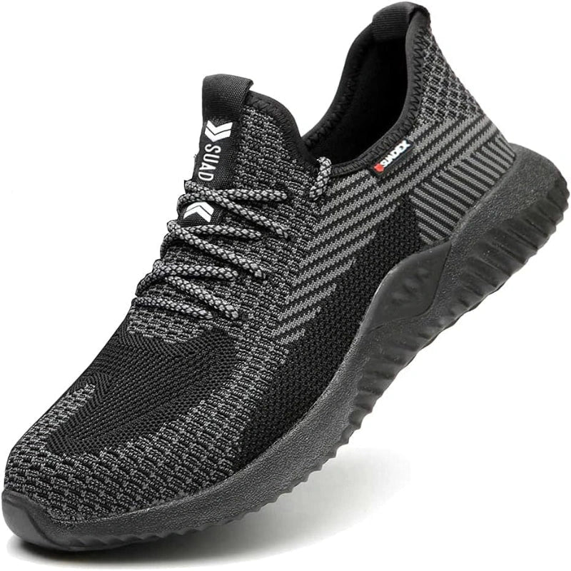 Lightweight Safety Trainers with Composite Toe Cap grey