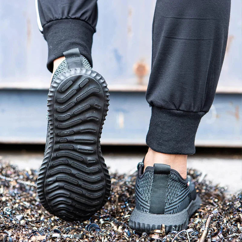 Lightweight Safety Trainers with Composite Toe Cap grey3
