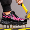  Lightweight Safety Trainers with Rotating Buckle blue pink1