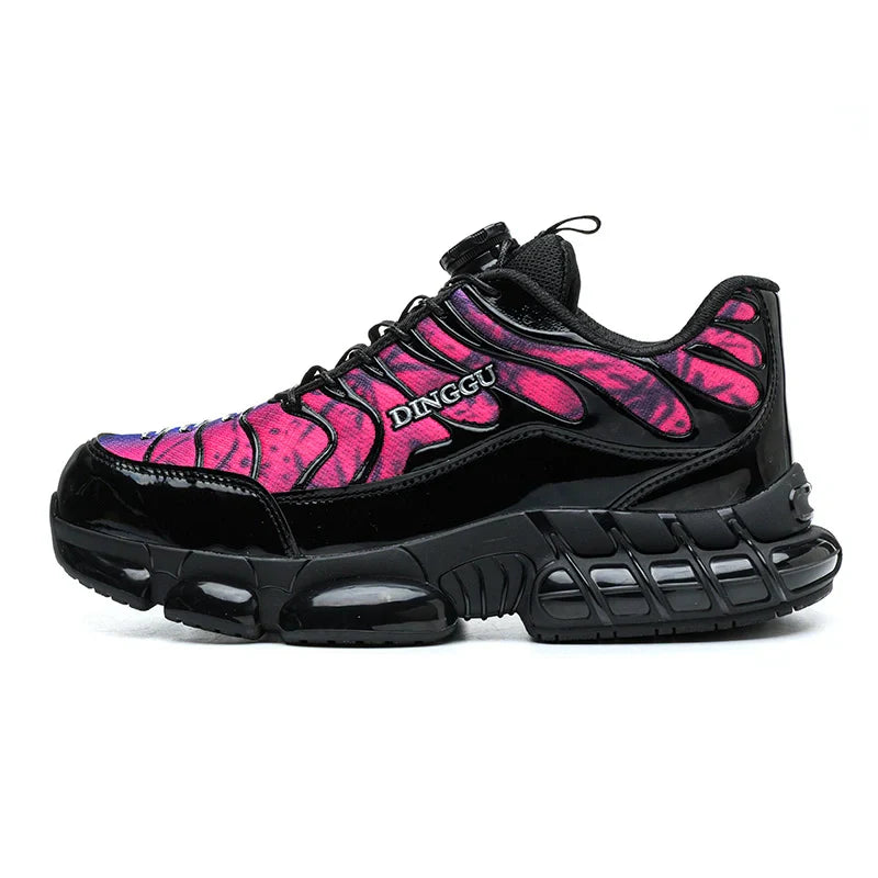  Lightweight Safety Trainers with Rotating Buckle blue pink3