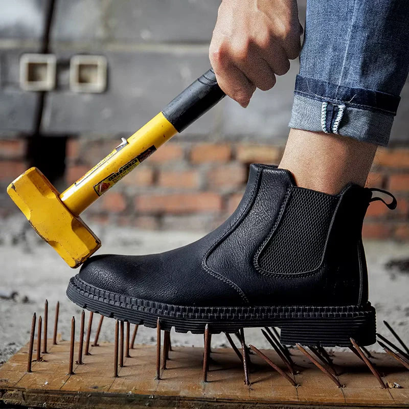 Lightweight Waterproof Safeaty Boots – For Men black