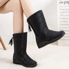 Lined & Waterproof High Winter Boots black1