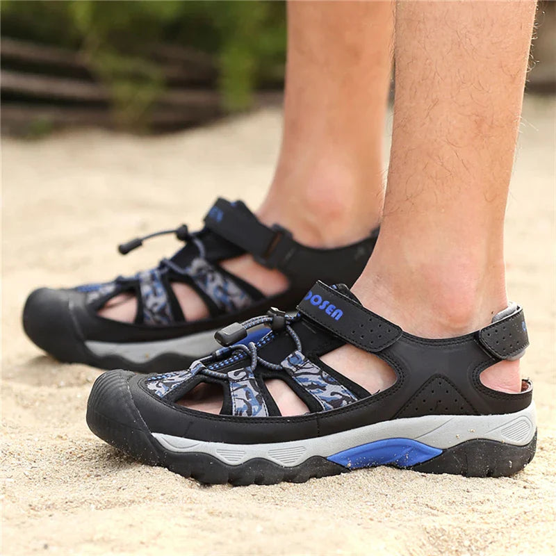 Non-Slip & Breathable Hiking Sandals blue2