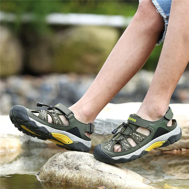 Non-Slip & Breathable Hiking Sandals yellow2