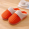 Warm Ribbed Indoor Slippers orange