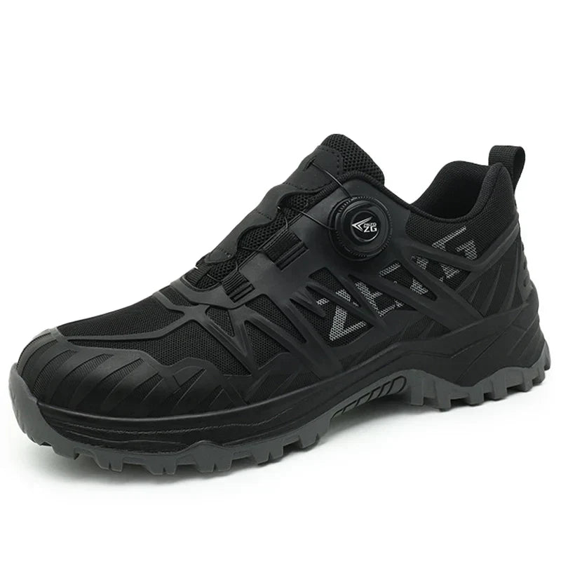 Shock-Absorbing & Twist-Lock Safety Sneakers