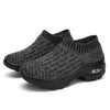 Slip-On & Breathable Knit Trainers black