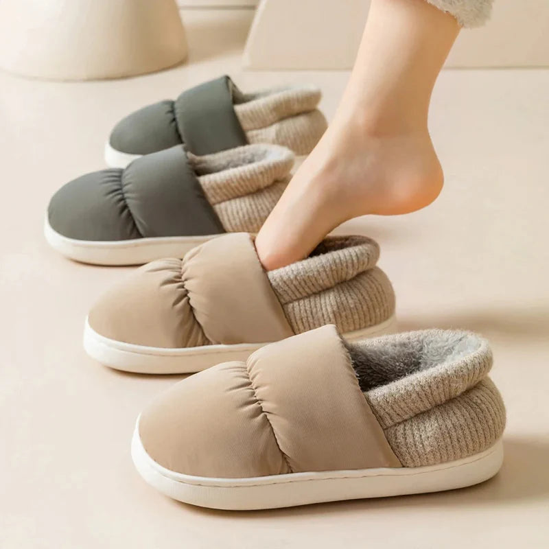  Soft and Comfortable Plush Winter Slippers 