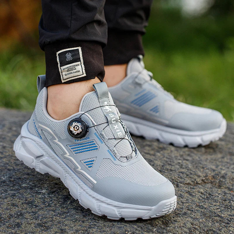 Ultra-Comfortable Safety Sneakers with Twist-Lock Closure grey1