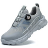 Ultra-Comfortable Safety Sneakers with Twist-Lock Closure grey