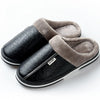 Ultra-Comfortable Waterproof Winter Slippers black