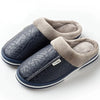 Ultra-Comfortable Waterproof Winter Slippers blue