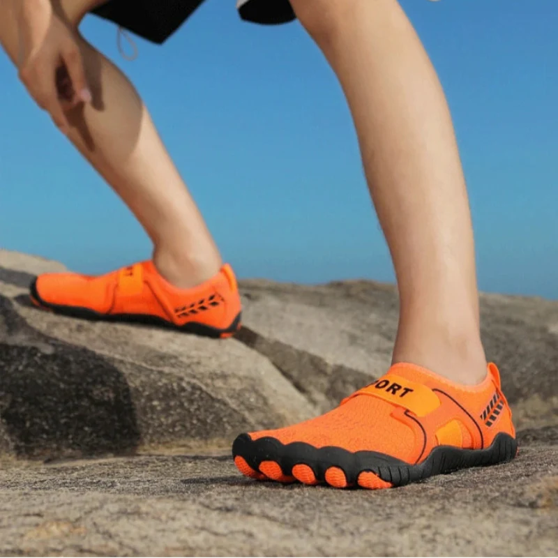Ultra-Flexible Barefoot Sneakers ORANGE1
