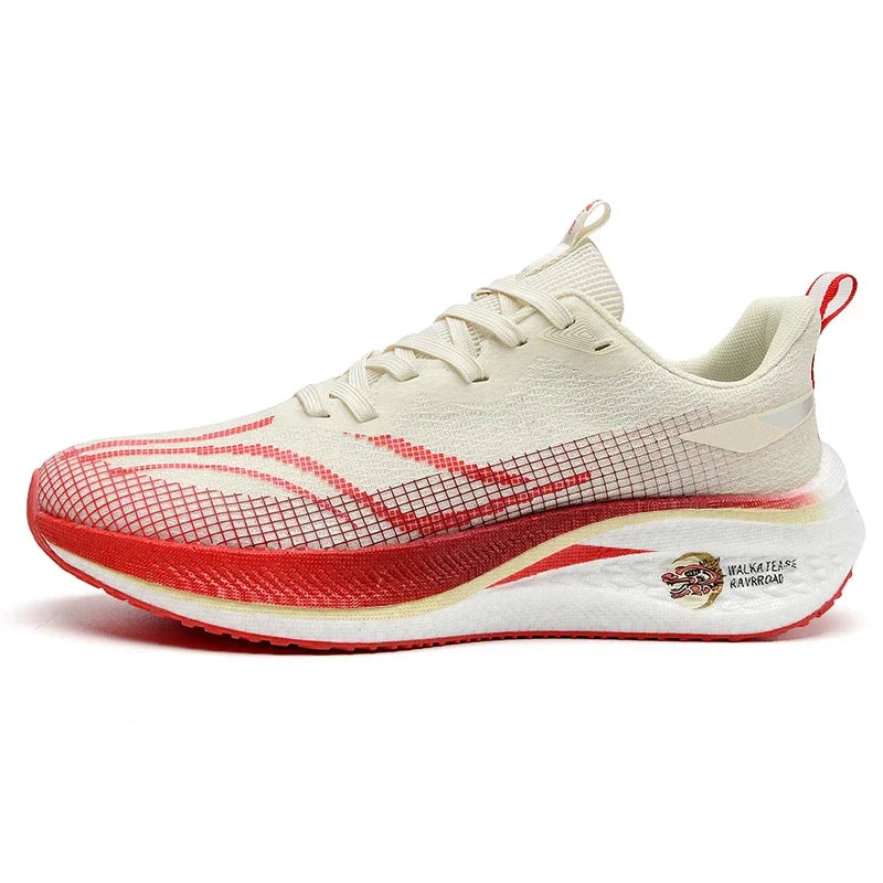 Ultra-Lightweight Athletic Sneakers red