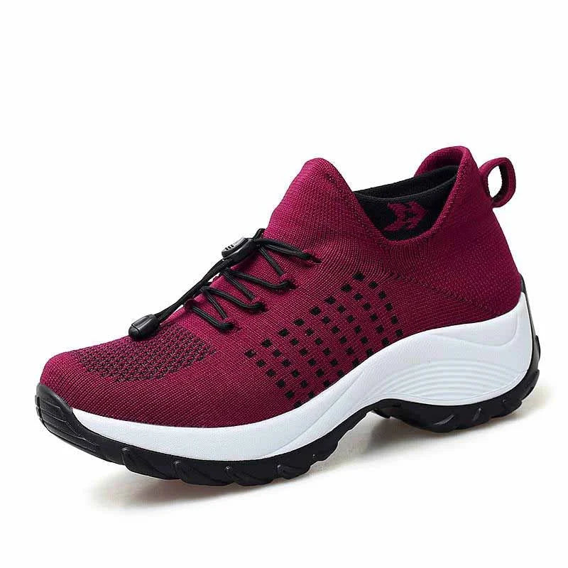 Ultra-Lightweight & Breathable Trainers red2