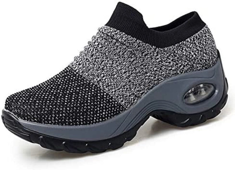 Ultra-Lightweight & Breathable Walking Sneakers - For Women grey