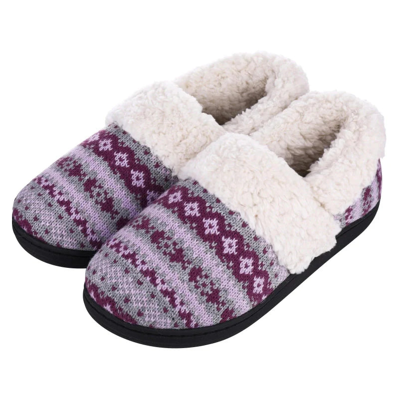 Warm & Anti-Slip House Slippers purple