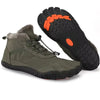 Warm Barefoot Winter Ankle Boots green