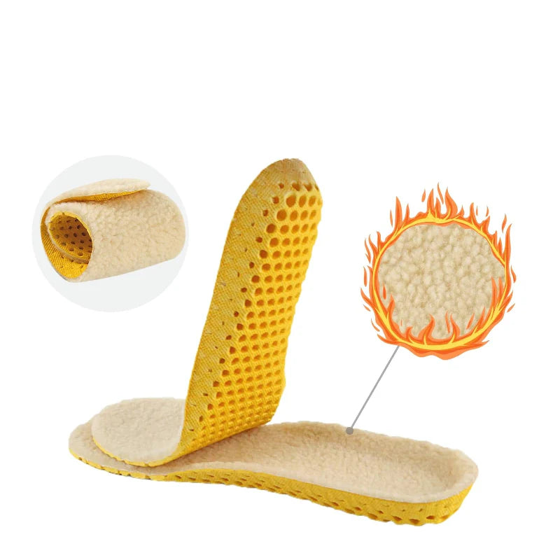 Warm & Breathable Wool Insoles