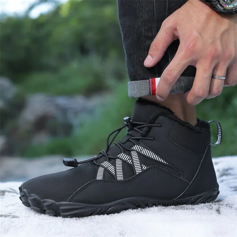 Warm & Comfortable Barefoot Boots black2