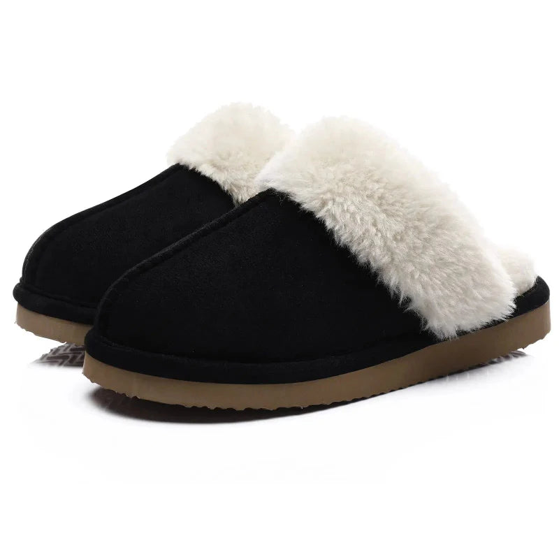 Warm & Comfortable Winter Slippers black