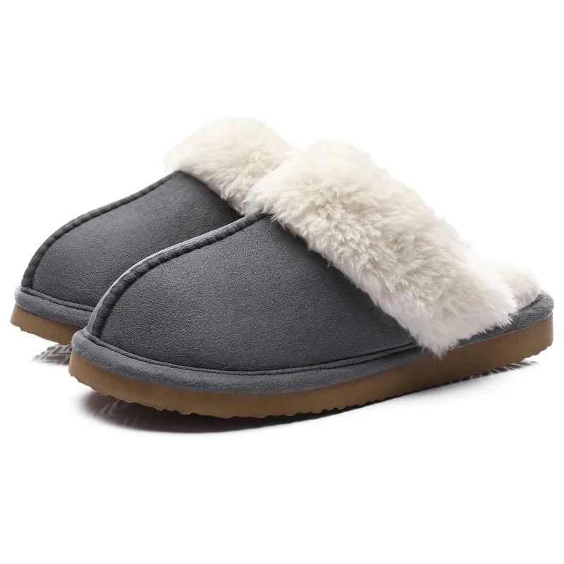 Warm & Comfortable Winter Slippers grey