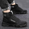 Warm Lining High-Top Winter Boots  black
