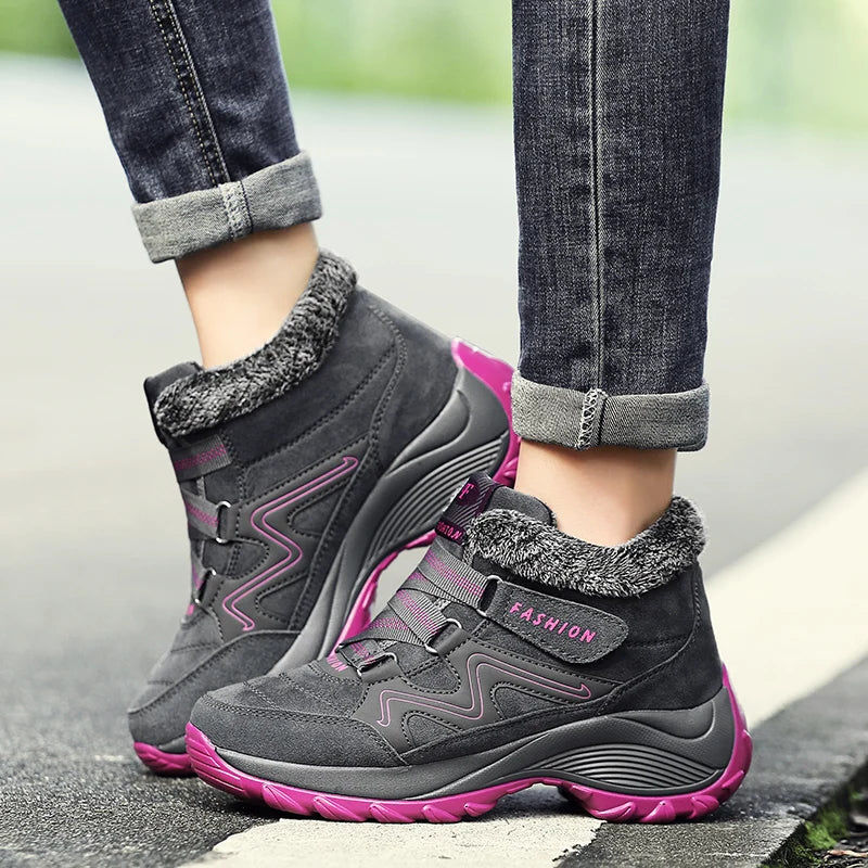 Warm & Non-Slip Winter Ankle Boots grey4