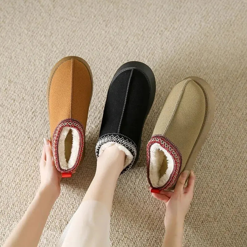 Warm Platform Slippers