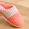 Warm Ribbed Indoor Slippers pink1