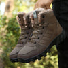Warm & Waterproof Winter Ankle Boots khaki1