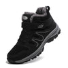 Warm Winter Ankle Boots with Waterproof Upper black