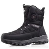 Warm Winter Boots with Rotating Lace black