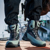 Warm Winter Boots with Rotating Lace blue1